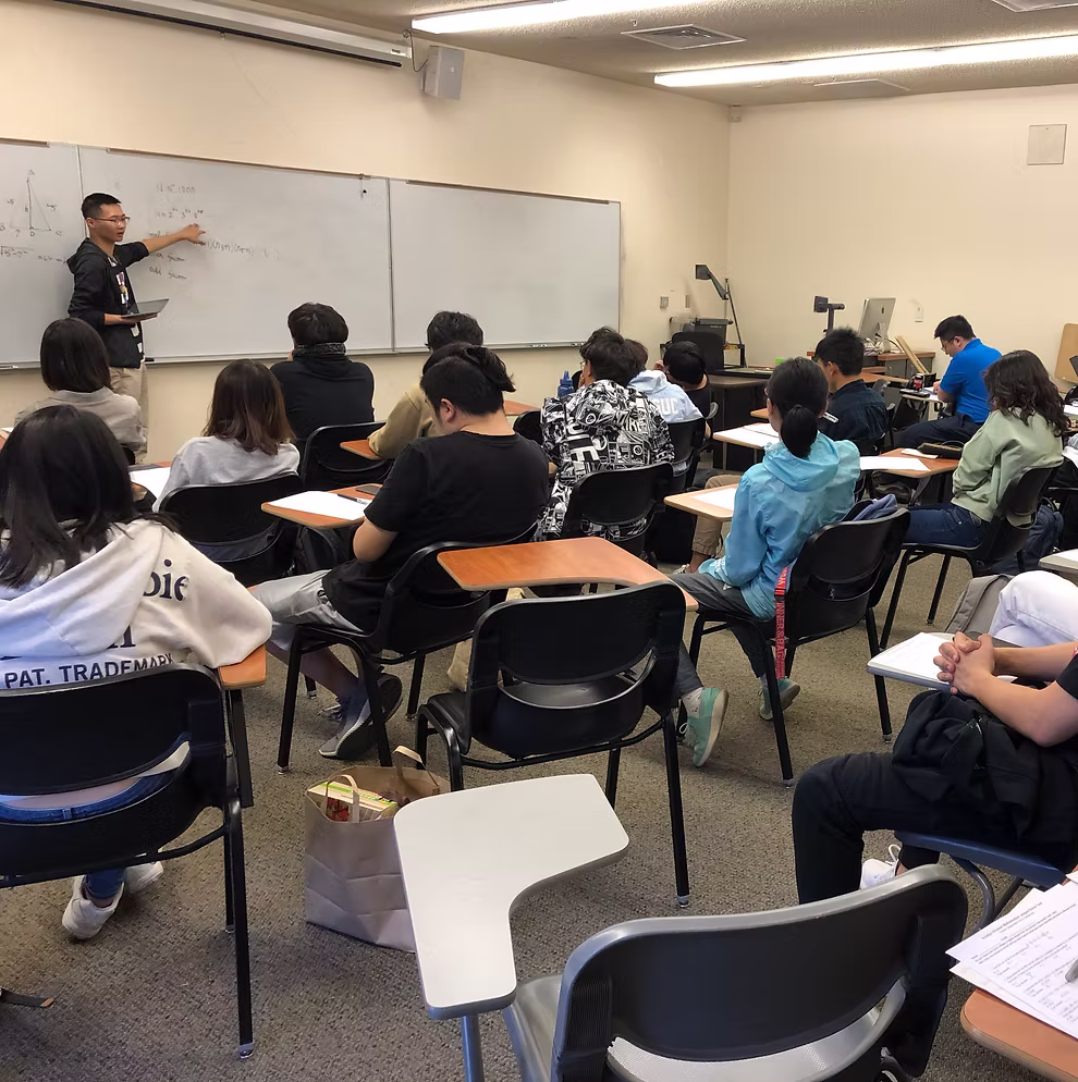 Chapter Adviser in classroom