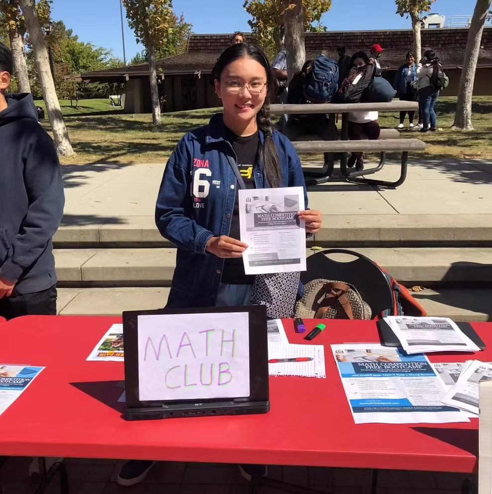 Council Adviser at campus event